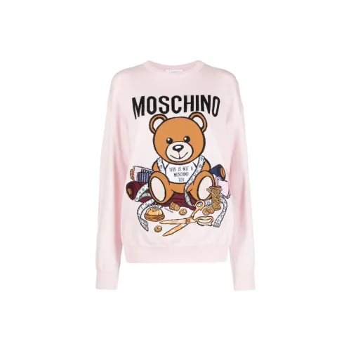 MOSCHINO Розовые Женские Свитеры