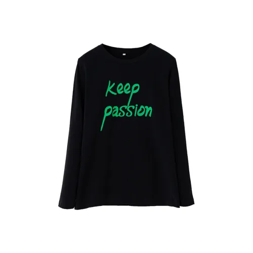 SOON FLOWER T-рубашка Женская Черная