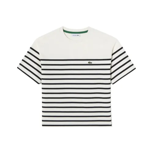 Lacoste T-рубашка Женская Белая Синяя