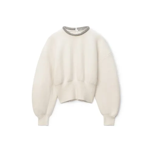 alexander wang Слоновая кость Женские Свитеры