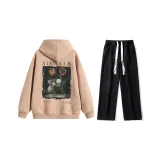 Комплект одежды (Розовый топ + Черные джинсы)