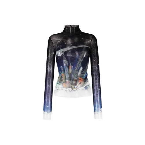 CASABLANCA Морской синий Женские футболки