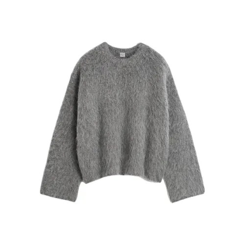 TOTEME FW24 Свитер Женский Темный Фотиния Серый