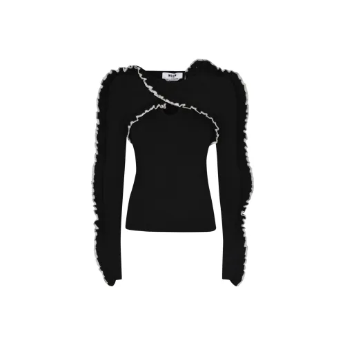 MSGM Черные Женские Свитеры