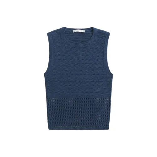 Abercrombie＆Fitch Майка Женская Темно-синяя