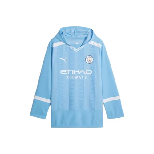 PUMA Manchester City OVERSIZED Зимний FOOTBALL JERSEY Футбол Джерси Мужской Светло-Синий