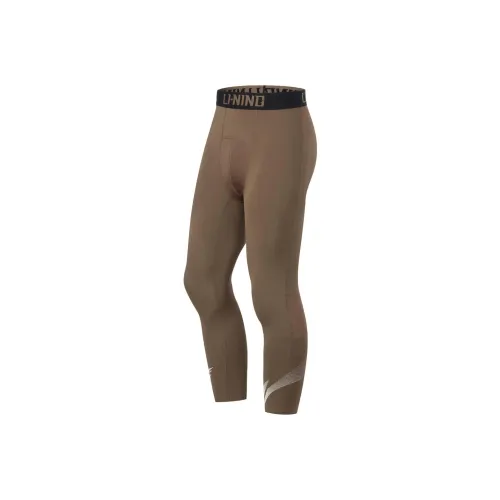 LINING CBA Collection Professional Basketball Collection Спортивные брюки Мужские Коричневые