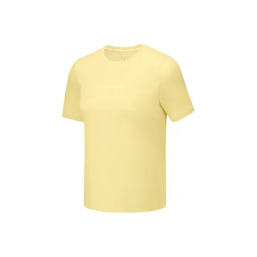 Skechers SS25 T-Shirt Женская Светлый Банановый Желтый