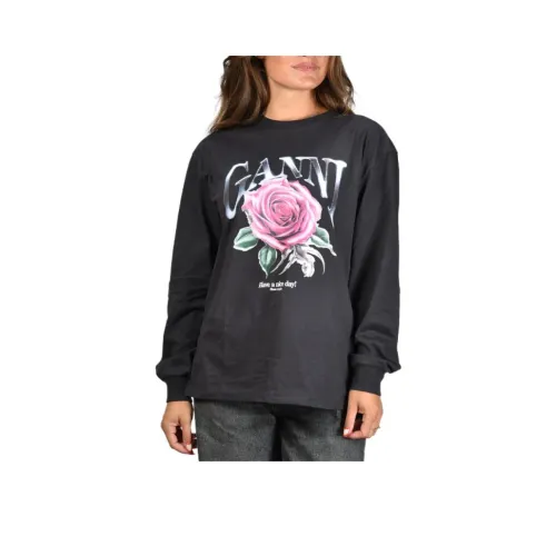 GANNI Серые Женские Футболки