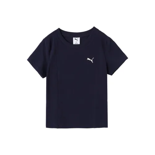 PUMA COLLECTIVE Морской синий 06 Женские футболки
