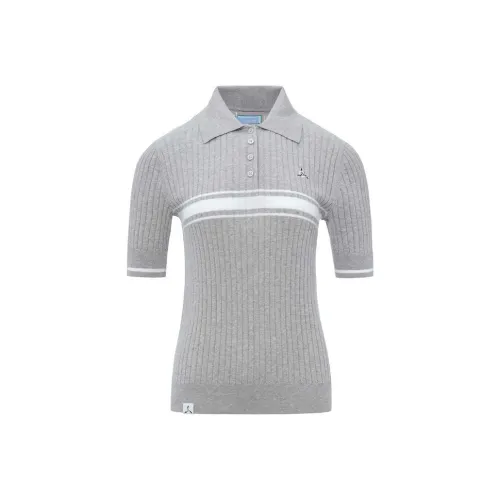 LI NING 1990 x CLOVE T-рубашка Женская Лунный Серый