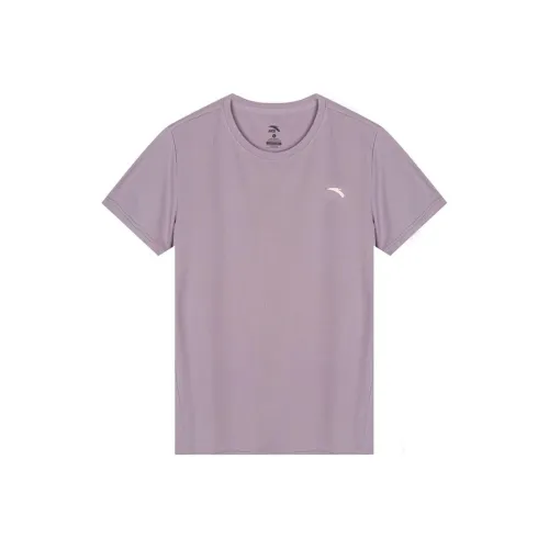 ANTA Стандартная T-рубашка Женская Шелк Серый Фиолетовый