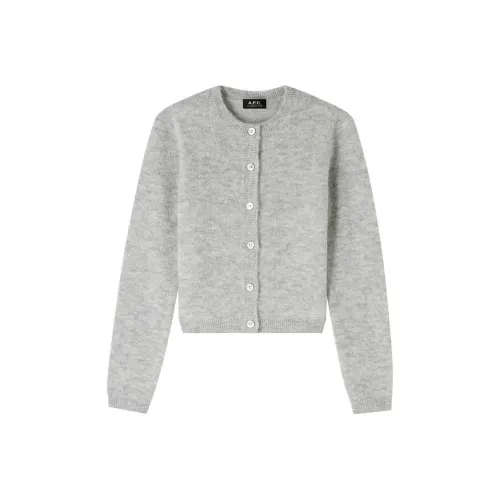A.P.C FW24 Свитер Женский Светло-Серый
