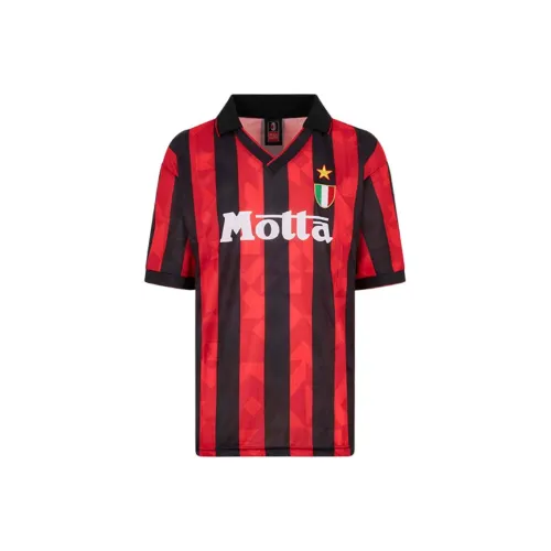 AC Milan Футбол Джерси Унисекс Красный Черный