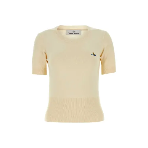 Vivienne Westwood SS23 Свитер Женский Бежевый Желтый