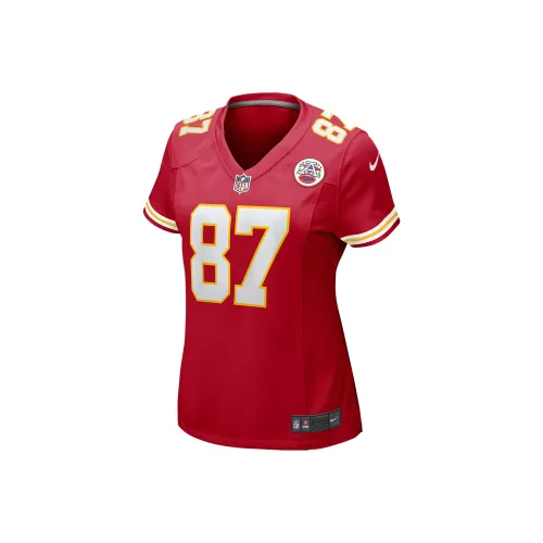 NIKE Женские футболки красного цвета