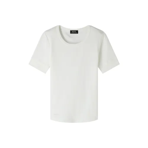 A.P.C x Katie Holmes T-рубашка Женская Белая