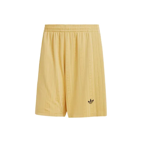 Adidas Originals Мода Firebird Шорты Повседневные Шорты Мужские Светло-Желтые