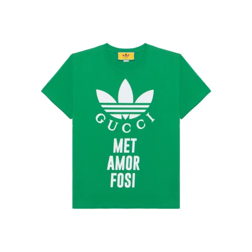 GUCCI Стандартная футболка женская зеленая