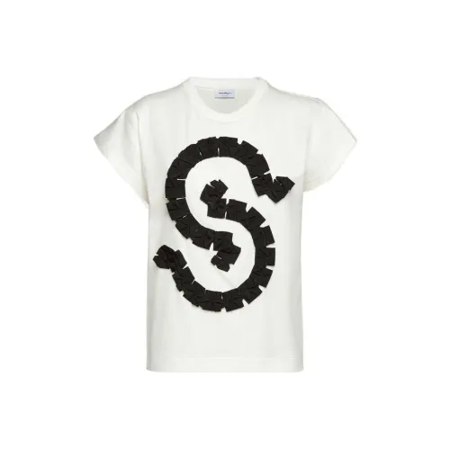 FERRAGAMO SS22 T-рубашка Женская Белая