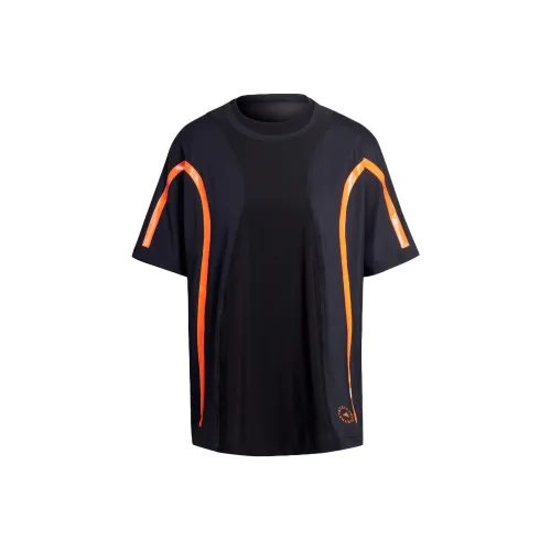 Adidas x Stella McCartney Рукав реглан T-рубашка Женская Черная