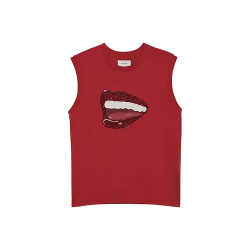 COACH Женские красные футболки