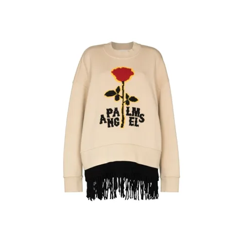 PALM ANGELS Свитер Женский Бежевый