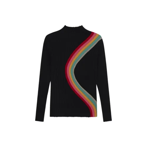 Paul Smith Paul Smith Vortex Pattern Series Черные Женские Свитеры