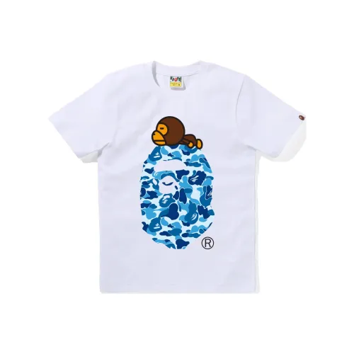 A BATHING APE ABC Camo SS25 Стандартная T-рубашка Женская