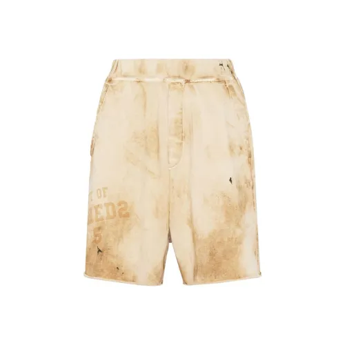 DSQUARED 2 Песочно-бежевые Мужские спортивные шорты