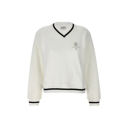 Brunello Cucinelli Белые Женские Свитеры