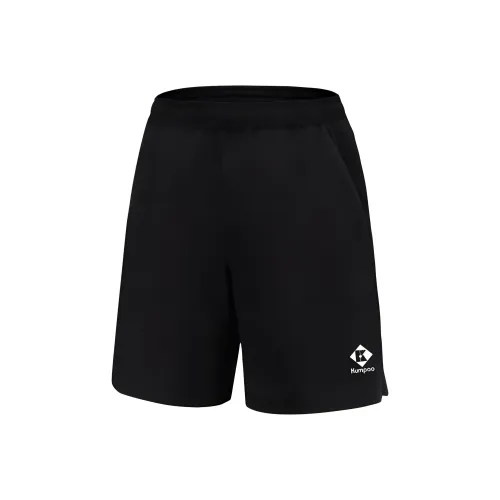 KUMPOO Черные Унисекс Спортивные шорты