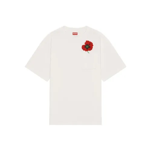 KENZO Nigo Drop4 POPPY Flower SS22 T Рубашка Женская Белая