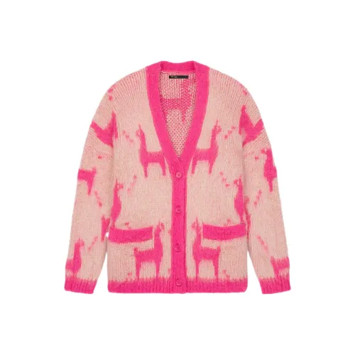 Maje Розовые Женские Свитеры