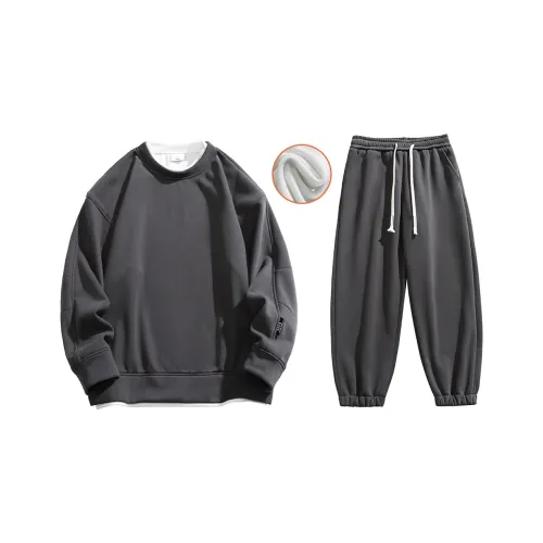 GSUE Осенний Зимний Свитшот Комплект Унисекс