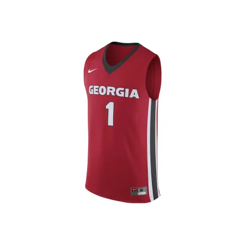 nike Georgia Road Баскетбольная Джерси Georgia Размер 1 Мужская Красная