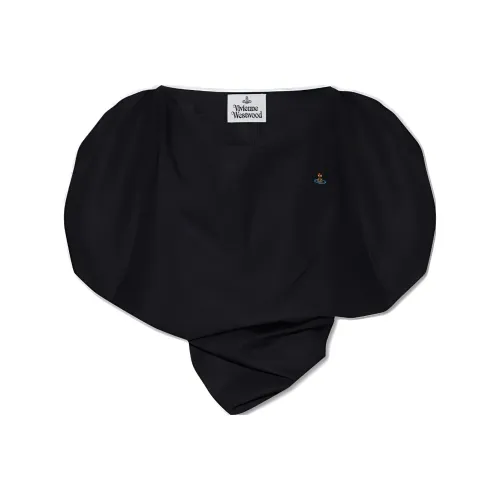 Vivienne Westwood SS23 Укороченный топ женский черный