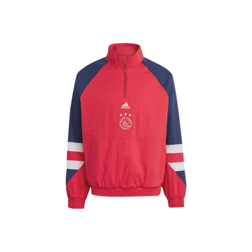 Adidas Ajax Amsterdam Icon Топ Футбол Джерси Мужской Красный