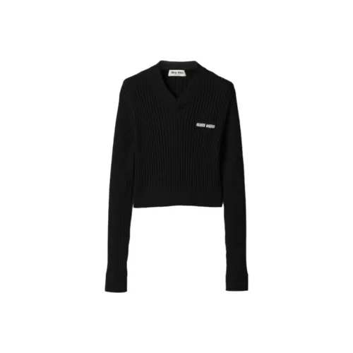 MIU MIU SS24 Свитер Женский Черный