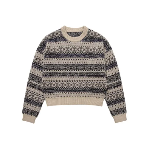 MUNJOUR Свитер Женский Fair Isle Многоцветный