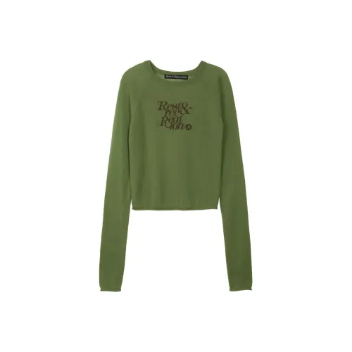 Rest Recreation Реглан Длинный рукав Вязаный Свитер Женский Хаки Хаки