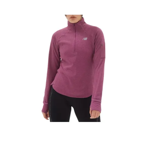 New Balance совместная футболка T Женская Raisins Вереск