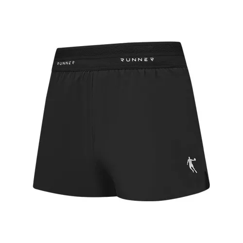 QIAODAN Черные Мужские Спортивные Шорты