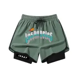 Темно-зеленый (Лос-Анджелес Пламя Баскетбол)