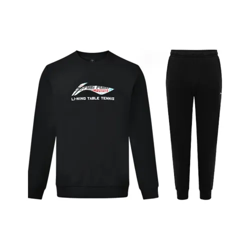 LINING Толстовка Комплект Унисекс Черный + Черный