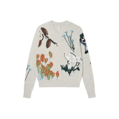 Paul Smith Светло-серые Женские Свитеры