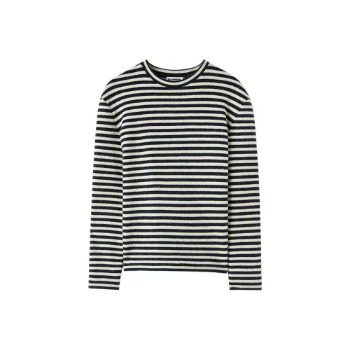 JIL SANDER Черный/Белый Женские Свитеры
