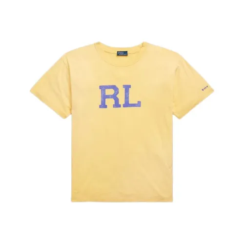 Polo Ralph Lauren SS24 T Рубашка Женские ОСЕНЬ День Желтый