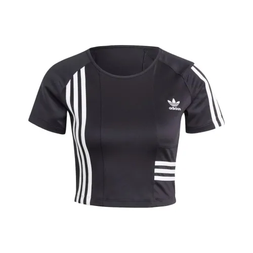 adidas originals Home of Classics Черные Женские Короткие Топы