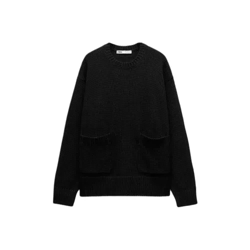 ZARA Черные Женские Свитеры